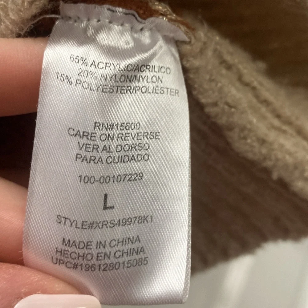 Haley London Knit Sweater Size Large Woman’s Long Sleeve L - Picture 6 of 9
